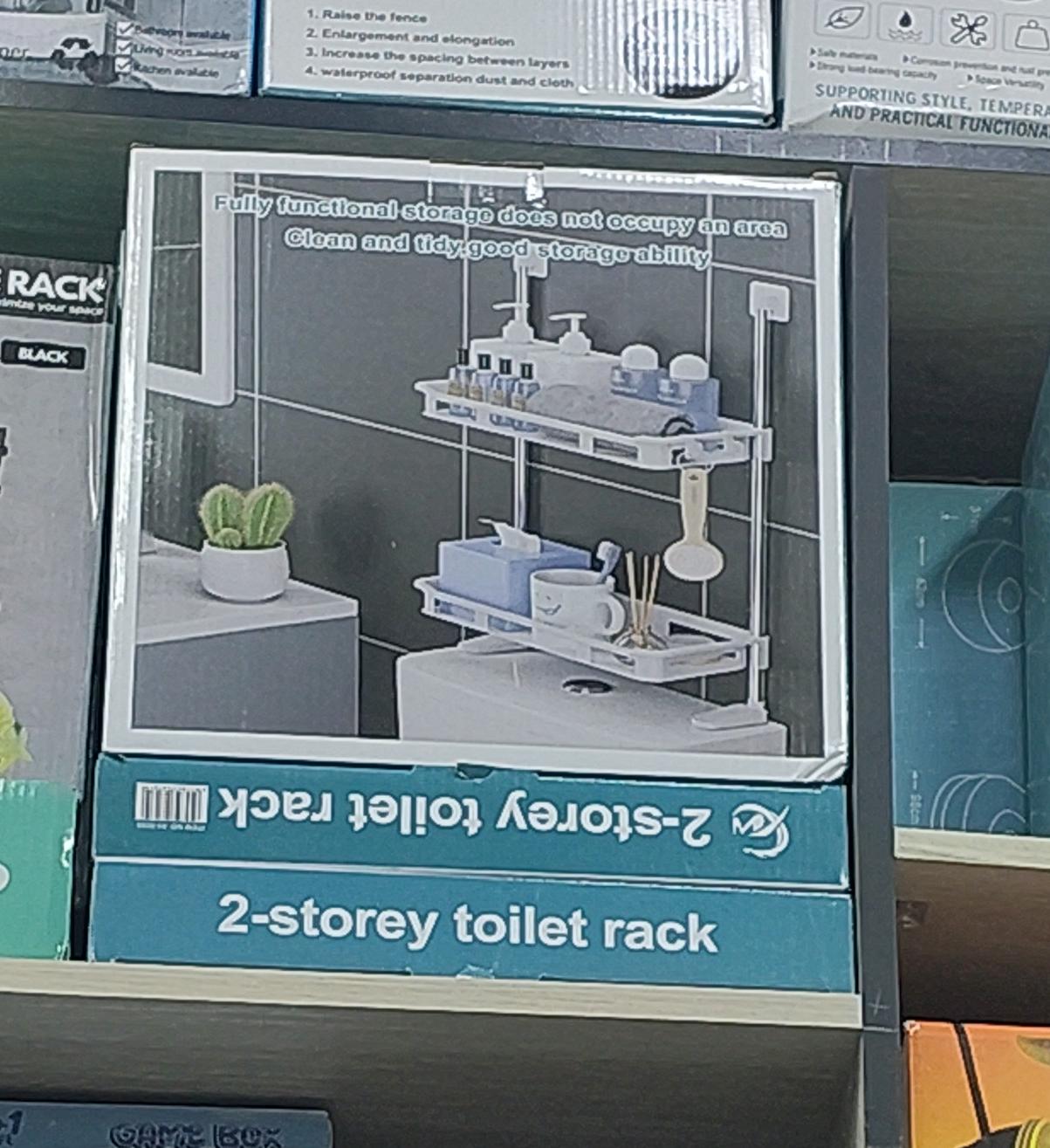 ESTANTE DE BAÑO DE 2 NIVELES